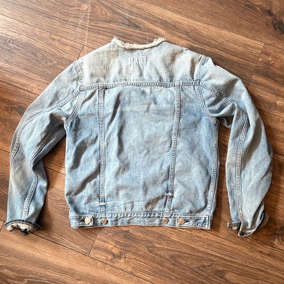 rag & bone Light Blue Jean Jacket - Picture 2 of 3